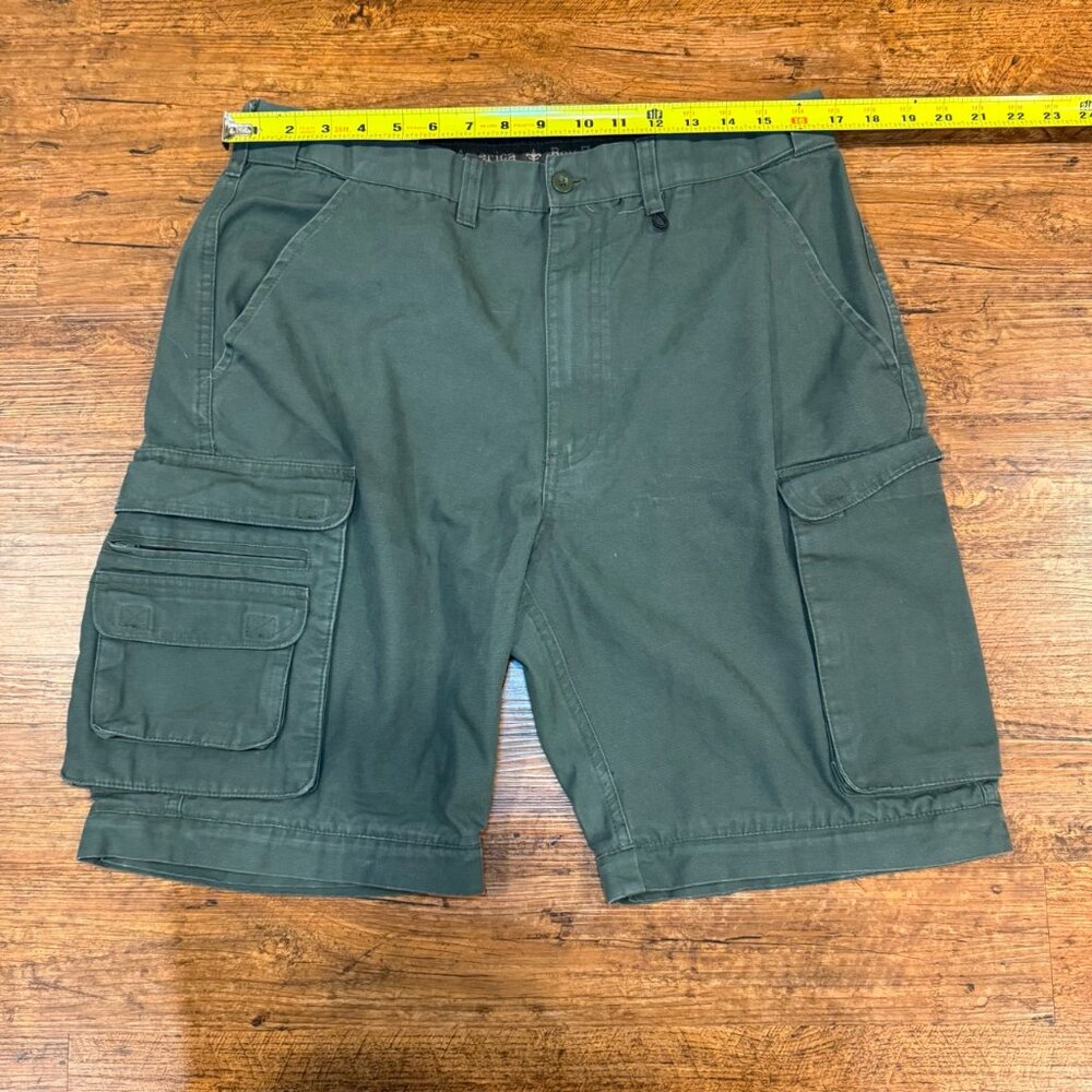 Boy Scouts Of America Uniform‎ Green Outdoor Hiking Cargo Shorts Adult Men 34x10 - Picture 7 of 8